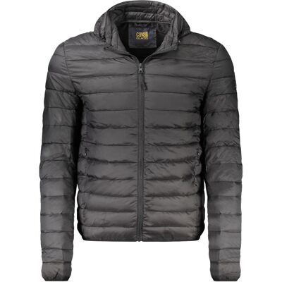Cavalli Class, Herren, Winterjacken, Black Polyester Men's Jacket, Schwarz, (S) Cavalli Class, Herren, Winterjacken, Black Polyester Men's Jacket, Schwarz, (S)