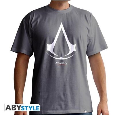 ABYstyle, Herren, Shirts, Assassin's ABY Creed T-Shirt: Assassin's Creed Logo (Grau) XS, Grau, (XS) ABYstyle, Herren, Shirts, Assassin's ABY Creed T-Shirt: Assassin's Creed Logo (Grau) XS, Grau, (XS)