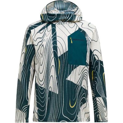 Peak Performance, Herren, Pullover, M AOP Freelight Alpha Hood, Braun, (M) Peak Performance, Herren, Pullover, M AOP Freelight Alpha Hood, Braun, (M)