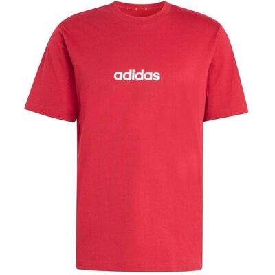 Adidas Herren, Shirts, M Lin Sj T - actmar/white, Weiss, (M) Adidas Herren, Shirts, M Lin Sj T - actmar/white, Weiss, (M)