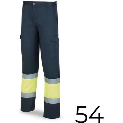 Marca, Arbeitshose, Hochsichtbare blau/gelbe Bicolor-Hose aus Polyester/Baumwolle Grösse 54 Grösse 54 388pfxyfa/54 (54) Marca, Arbeitshose, Hochsichtbare blau/gelbe Bicolor-Hose aus Polyester/Baumwolle Grösse 54 Grösse 54 388pfxyfa/54 (54)