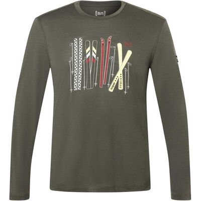 Super Natural, Herren, Shirts, Herren T-Shirt Fourski Ls, (M) Super Natural, Herren, Shirts, Herren T-Shirt Fourski Ls, (M)