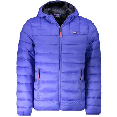 Norway 1963, Herren, Winterjacken, Blue Polyamide Men Jacket, Blau, (M) Norway 1963, Herren, Winterjacken, Blue Polyamide Men Jacket, Blau, (M)