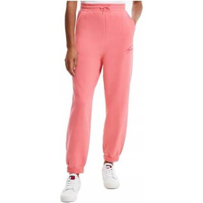 Tommy Hilfiger Damen, Hosen, Tjw Tommy Signature Damen-Jogginghose, Rosa, (XS) Tommy Hilfiger Damen, Hosen, Tjw Tommy Signature Damen-Jogginghose, Rosa, (XS)