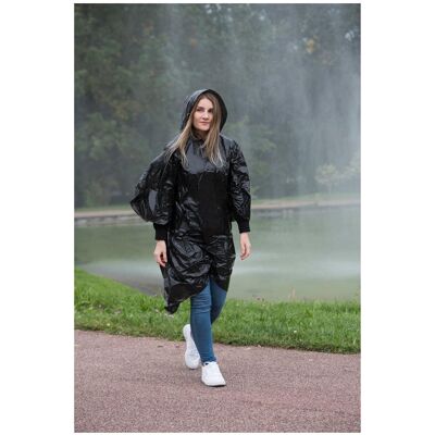 Korntex, Damen, Regenjacken, Einweg-Regenponcho, Schwarz, (One Size) Korntex, Damen, Regenjacken, Einweg-Regenponcho, Schwarz, (One Size)
