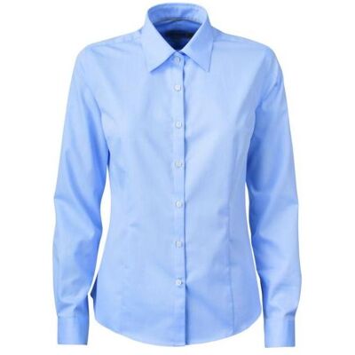 J. Harvest & Frost, Damen, Hemden, Damen Bluse Yellow Bow 50, hellblau, Unisex-Grösse: L, Blau, (L) J. Harvest & Frost, Damen, Hemden, Damen Bluse Yellow Bow 50, hellblau, Unisex-Grösse: L, Blau, (L)