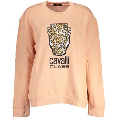 Cavalli Class, Damen, Pullover, Rosa Polyester Women Sweatshirt, Pink, Rosa, (XL) Cavalli Class, Damen, Pullover, Rosa Polyester Women Sweatshirt, Pink, Rosa, (XL)