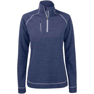 Cutter & Buck, Damen, Pullover, Chambers Half Zip Ladies, Blau, (L) Cutter & Buck, Damen, Pullover, Chambers Half Zip Ladies, Blau, (L)