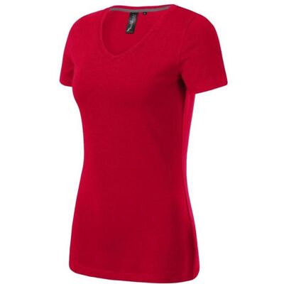 Malfini, Damen, Shirts, Action V-neck T-shirt W MLI-70171 formula red, Rot, (XXL) Malfini, Damen, Shirts, Action V-neck T-shirt W MLI-70171 formula red, Rot, (XXL)