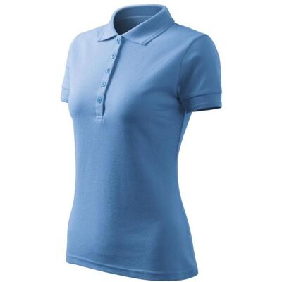 Malfini, Damen, Shirts, Women's Pique Polo Free Polo Shirt (Blue), Blau, (M) Malfini, Damen, Shirts, Women's Pique Polo Free Polo Shirt (Blue), Blau, (M)