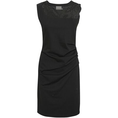 Kaffe, Damen, Kleider, India Vivi Dress Dames Jurk - Maat L, Schwarz, (L) Kaffe, Damen, Kleider, India Vivi Dress Dames Jurk - Maat L, Schwarz, (L)