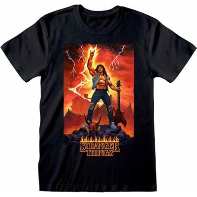 Unisex, Shirts, STRANGER THINGS - Eddie Rocks - T-Shirt Unisex (XXL), Schwarz, (XXL) Unisex, Shirts, STRANGER THINGS - Eddie Rocks - T-Shirt Unisex (XXL), Schwarz, (XXL)