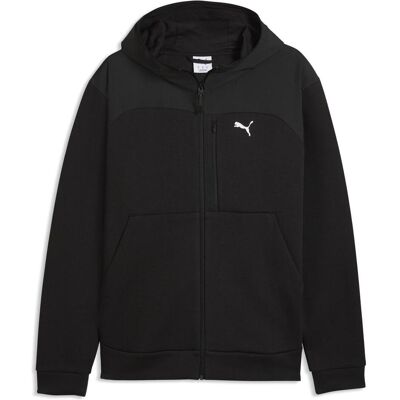 Pullover, PUMATECH Material Mix Full-Zip Hoodie DK, (XXL) Pullover, PUMATECH Material Mix Full-Zip Hoodie DK, (XXL)