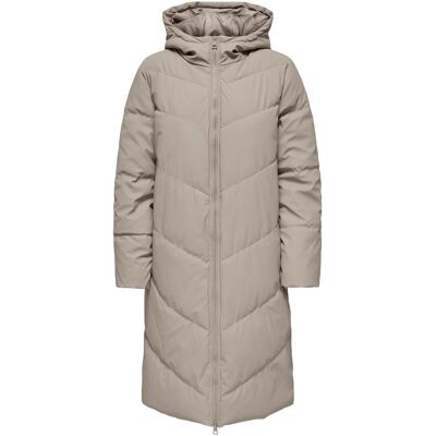 JdY, Damen, Mäntel, Wasserabweisender Wattierte Jacke Steppmantel, Beige JdY, Damen, Mäntel, Wasserabweisender Wattierte Jacke Steppmantel, Beige