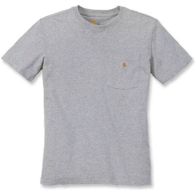 Carhartt, Damen, Shirts, Women's Loose Fit Heavyweight S/S Pocket w/ Cotton, Grau, (XS) Carhartt, Damen, Shirts, Women's Loose Fit Heavyweight S/S Pocket w/ Cotton, Grau, (XS)