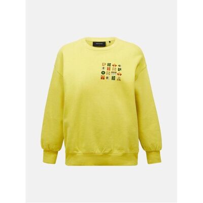 Peak Performance, Damen, Blusen, Bluza damska W Terry Graphic Crew kolor żółty - M, Gelb, (M) Peak Performance, Damen, Blusen, Bluza damska W Terry Graphic Crew kolor żółty - M, Gelb, (M)