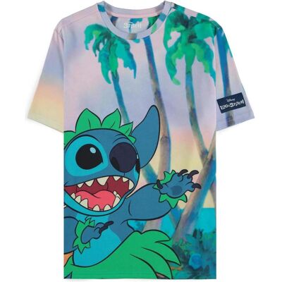 Difuzed, Damen, Shirts, Lilo & Stitch T-Shirt AOP (S), Mehrfarbig, (S) Difuzed, Damen, Shirts, Lilo & Stitch T-Shirt AOP (S), Mehrfarbig, (S)