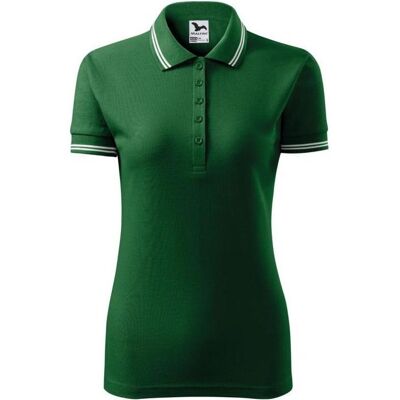 Adler, Damen, Shirts, Urban W MLI-22006 bottle green polo shirt, Grün, (L) Adler, Damen, Shirts, Urban W MLI-22006 bottle green polo shirt, Grün, (L)