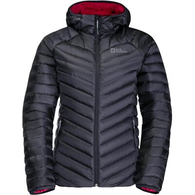 Jack Wolfskin, Damen, Winterjacken, Passamani Down Hoody W, Schwarz, (M) Jack Wolfskin, Damen, Winterjacken, Passamani Down Hoody W, Schwarz, (M)