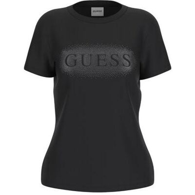 Guess Damen, Shirts, Damen-T-Shirt Ingrid Schwarz, Schwarz, (S) Guess Damen, Shirts, Damen-T-Shirt Ingrid Schwarz, Schwarz, (S)