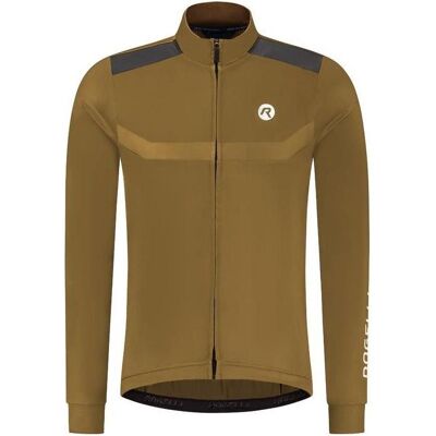 Rogelli, Velotrikot, long sleeve t-shirt MONO brown 3XL (3XL), Braun, 3XL Rogelli, Velotrikot, long sleeve t-shirt MONO brown 3XL (3XL), Braun, 3XL
