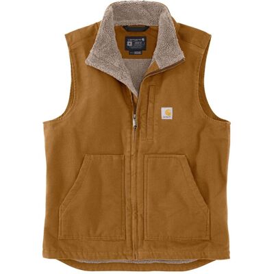 Carhartt, Herren, Westen, Washed Duck Lin.Mock Neck Vest Brown Gr.Xl, Braun, (XL) Carhartt, Herren, Westen, Washed Duck Lin.Mock Neck Vest Brown Gr.Xl, Braun, (XL)