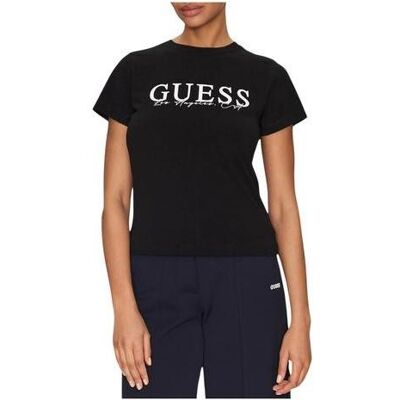 Guess Damen, Shirts, Damen T-Shirt Kamelia T-Shirt Schwarz, Schwarz, (M) Guess Damen, Shirts, Damen T-Shirt Kamelia T-Shirt Schwarz, Schwarz, (M)