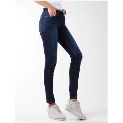 Wrangler, Damen, Jeans, High Rise Skinny Dezente blaue Jeans, Blau, (W25/L32) Wrangler, Damen, Jeans, High Rise Skinny Dezente blaue Jeans, Blau, (W25/L32)