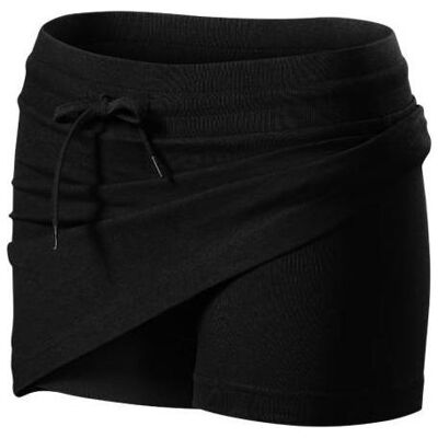Malfini, Damen, Röcke, Two in one skirt W MLI-60401 black, Schwarz, (XS) Malfini, Damen, Röcke, Two in one skirt W MLI-60401 black, Schwarz, (XS)