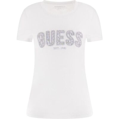 Guess Damen, Shirts, W5GI04J1314, Weiss, (M) Guess Damen, Shirts, W5GI04J1314, Weiss, (M)