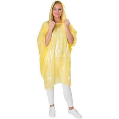 Korntex, Unisex, Regenjacken, Einweg-Regenponcho, Gelb, (One Size) Korntex, Unisex, Regenjacken, Einweg-Regenponcho, Gelb, (One Size)