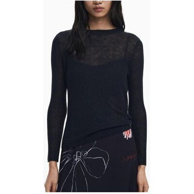 Desigual, Damen, Kleider, Langes Kleid, Schwarz, (XS) Desigual, Damen, Kleider, Langes Kleid, Schwarz, (XS)