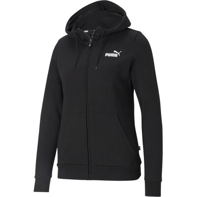 Puma Damen, Pullover, ESS Small Logo Full-Zip Hoodie FL, Schwarz, (XXL) Puma Damen, Pullover, ESS Small Logo Full-Zip Hoodie FL, Schwarz, (XXL)