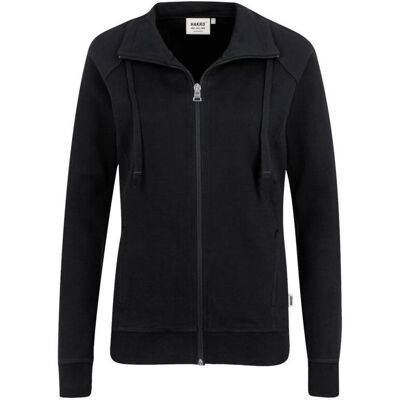 Hakro, Damen, Pullover, Sweatjacke College, Schwarz, (M) Hakro, Damen, Pullover, Sweatjacke College, Schwarz, (M)