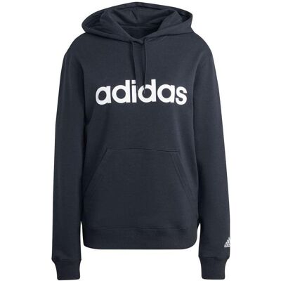 Adidas Damen, Pullover, Essentials Linear Hoodie für Damen, Mehrfarbig, Schwarz, (L) Adidas Damen, Pullover, Essentials Linear Hoodie für Damen, Mehrfarbig, Schwarz, (L)