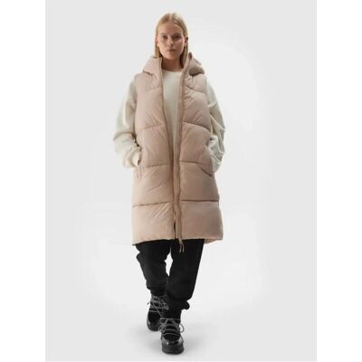 4F, Damen, Winterjacken, Jacke, Beige, (S) 4F, Damen, Winterjacken, Jacke, Beige, (S)