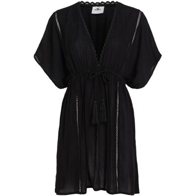 O'Neill, Damen, Kleider, Essentials Mona Beach Cover Up, Schwarz, (M) O'Neill, Damen, Kleider, Essentials Mona Beach Cover Up, Schwarz, (M)