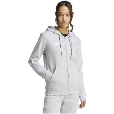Adidas Damen, Pullover, Entrada 26 Ganzreissverschluss Kapuzenpullover, Grau, Silber, (XL) Adidas Damen, Pullover, Entrada 26 Ganzreissverschluss Kapuzenpullover, Grau, Silber, (XL)