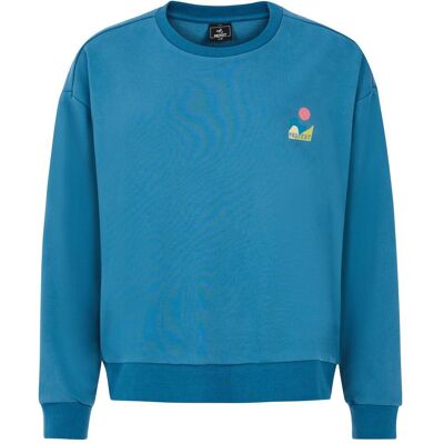 Protest, Damen, Pullover, PRTNyle Damen Langarm-Sweatshirt Blau, Blau, (L) Protest, Damen, Pullover, PRTNyle Damen Langarm-Sweatshirt Blau, Blau, (L)