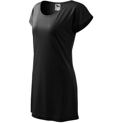 Malfini, Damen, Kleider, Love W Dress MLI-12301 Black, Schwarz, (XL) Malfini, Damen, Kleider, Love W Dress MLI-12301 Black, Schwarz, (XL)