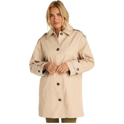 Tommy Hilfiger Damen, Winterjacken, Authentische und nachhaltige Kapuzenparka, Beige, (46) Tommy Hilfiger Damen, Winterjacken, Authentische und nachhaltige Kapuzenparka, Beige, (46)