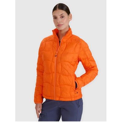 4F, Damen, Outdoorjacken, Primaloft Silver Daunen-Trekkingjacke für Damen (L), Grau, Silber, L 4F, Damen, Outdoorjacken, Primaloft Silver Daunen-Trekkingjacke für Damen (L), Grau, Silber, L