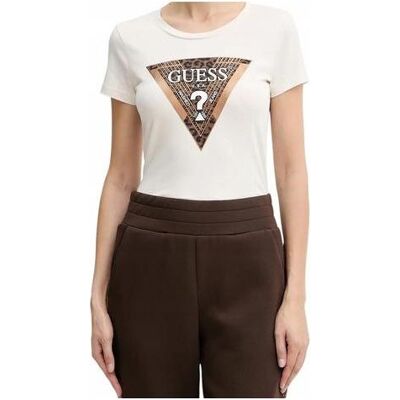 Guess Damen, Shirts, Leo Triangle, Weiss, (L) Guess Damen, Shirts, Leo Triangle, Weiss, (L)