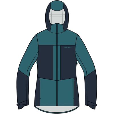 Viking Damen, Outdoorjacken, Kurtka damska Numani Lady granatowo niebieska M (M), Blau, Mehrfarbig, M Viking Damen, Outdoorjacken, Kurtka damska Numani Lady granatowo niebieska M (M), Blau, Mehrfarbig, M
