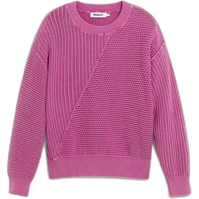 Desigual, Damen, Pullover, Finlandia, Violett, Pink, (M) Desigual, Damen, Pullover, Finlandia, Violett, Pink, (M)