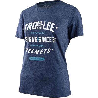 Troy Lee Designs, Damen, Shirts, Womens Roll Out T-Shirt, navy heather, S SALE, Blau, (S) Troy Lee Designs, Damen, Shirts, Womens Roll Out T-Shirt, navy heather, S SALE, Blau, (S)