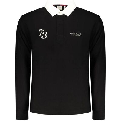 Pepe Jeans, Damen, Shirts, Cameron Polohemd, Schwarz, (S) Pepe Jeans, Damen, Shirts, Cameron Polohemd, Schwarz, (S)