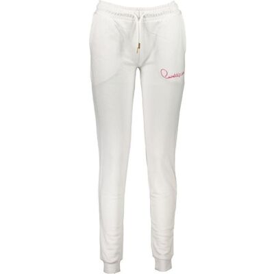Cavalli Class, Damen, Hosen, White Cotton Women's Sweatpant, Weiss, (L) Cavalli Class, Damen, Hosen, White Cotton Women's Sweatpant, Weiss, (L)