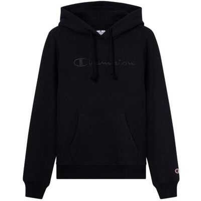 Champion, Damen, Pullover, schwarzer Damen-Kapuzenpullover, Schwarz, (M) Champion, Damen, Pullover, schwarzer Damen-Kapuzenpullover, Schwarz, (M)