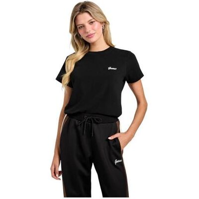 Guess Damen, Shirts, Damen-T-Shirt Alba Schwarz, Schwarz, (M) Guess Damen, Shirts, Damen-T-Shirt Alba Schwarz, Schwarz, (M)